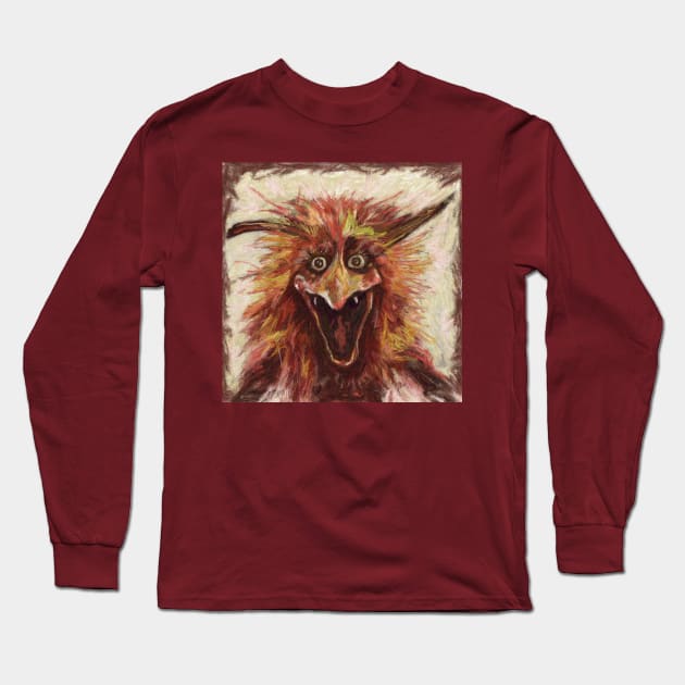 Fiery Long Sleeve T-Shirt by Kraken Sky X TEEPUBLIC